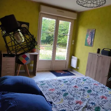 Chambre Avec Sdb Privative En Pleine Campagne Baillou Buitenkant foto