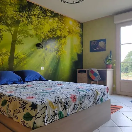 Chambre Avec Sdb Privative En Pleine Campagne Baillou Buitenkant foto